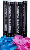 Gender Reveal Confetti Cannons (2 blue + 2 pink)
