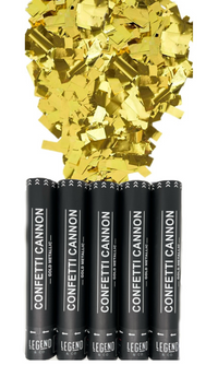 Gold Confetti Cannons (5 Pack)