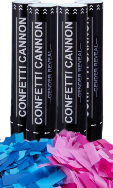 confetti cannon for gender reveal