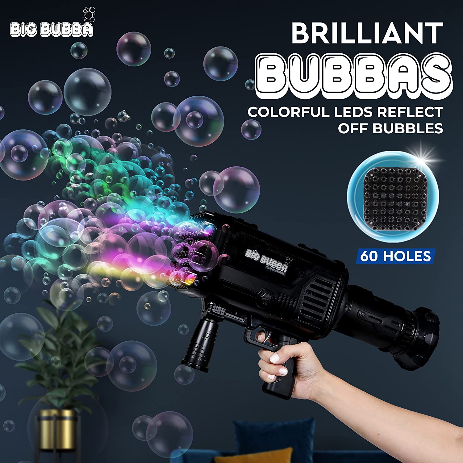 Big Bubba Bubble Launcher (black) – Legend and Co.