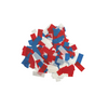 Red White and Blue Confetti Cannons (5 Pack)