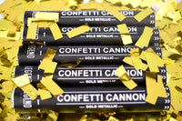 Gold Confetti Cannons (5 Pack)